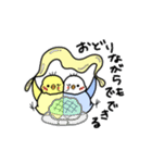 ぷくぷくインコとパン（個別スタンプ：36）