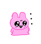 桃色のうさぎさん（個別スタンプ：10）