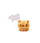 動物パンスタンプ【使いやすいスタンプ】（個別スタンプ：21）