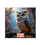 幸せフクロウスタンプ（個別スタンプ：9）