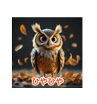 幸せフクロウスタンプ（個別スタンプ：25）