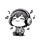 音楽を演奏しましょう♫（個別スタンプ：1）