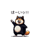 黒猫太っちょ柴犬（個別スタンプ：3）