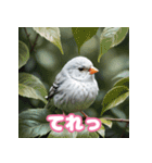 おしゃま文鳥スタンプ（個別スタンプ：25）
