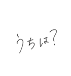 手書きの可愛い博多弁（個別スタンプ：34）