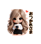 毎日使えるギャルママ♡家族や友達にも（個別スタンプ：8）