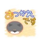 黒柴犬「ふく」の第3弾（個別スタンプ：10）