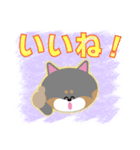 黒柴犬「ふく」の第3弾（個別スタンプ：21）