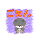 黒柴犬「ふく」の第3弾（個別スタンプ：34）