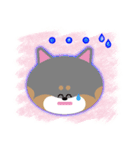黒柴犬「ふく」の第3弾（個別スタンプ：40）