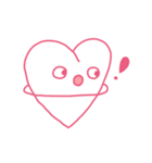 ハート土星ちゃん（個別スタンプ：7）