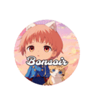 キラキラ☆ノアくん フランス語（個別スタンプ：3）