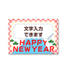 1年中使いやすい♥はがき型フレーム 再販（個別スタンプ：1）