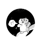 民間人のような猫（個別スタンプ：1）