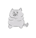 民間人のような猫（個別スタンプ：5）