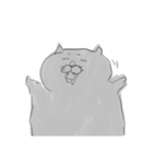 民間人のような猫（個別スタンプ：8）
