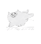 民間人のような猫（個別スタンプ：11）