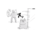 民間人のような猫（個別スタンプ：14）
