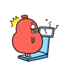 ソーセージ君vol.8 どんどん太っていく編（個別スタンプ：34）