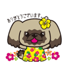ペキニーズ in summer（個別スタンプ：2）