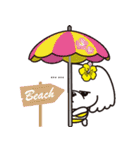 ペキニーズ in summer（個別スタンプ：16）