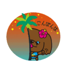 ペキニーズ in summer（個別スタンプ：18）