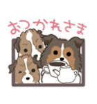 家族連絡仔犬のだんごあられみぞれ（個別スタンプ：39）