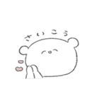 いろくまぐま（とりどり）すたんぷ（個別スタンプ：3）