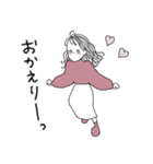 らぶみ溢れるおねえさん（個別スタンプ：11）