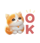 ふわふわ茶トラねこスタンプ（個別スタンプ：12）