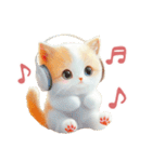 ふわふわ茶トラねこスタンプ（個別スタンプ：18）