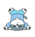 灰色猫のあまやどり（個別スタンプ：2）