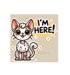 デボンレックスのキュートな気持ちスタンプ（個別スタンプ：24）