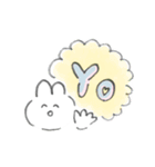 えんぴつうさぎ（春）（個別スタンプ：16）