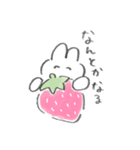 えんぴつうさぎ（春）（個別スタンプ：19）