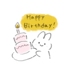 えんぴつうさぎ（春）（個別スタンプ：40）