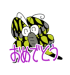 春の季節のちょうちょ（個別スタンプ：14）