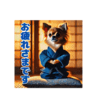 オコジョすたんぷ♡シュリ犬・挨拶スタンプ（個別スタンプ：5）