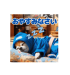 オコジョすたんぷ♡シュリ犬・挨拶スタンプ（個別スタンプ：8）
