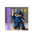 オコジョすたんぷ♡シュリ犬・挨拶スタンプ（個別スタンプ：14）