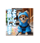 オコジョすたんぷ♡シュリ犬・挨拶スタンプ（個別スタンプ：19）