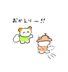いぬくんとねこちゃんお友だちスタンプ春（個別スタンプ：2）