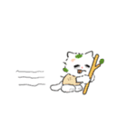 いぬくんとねこちゃんお友だちスタンプ春（個別スタンプ：24）