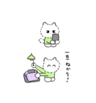 いぬくんとねこちゃんお友だちスタンプ春（個別スタンプ：35）