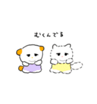 いぬくんとねこちゃんお友だちスタンプ春（個別スタンプ：36）