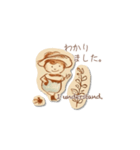 大人かわいいスタンプ＊アンティーク絵本（個別スタンプ：2）