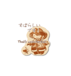 大人かわいいスタンプ＊アンティーク絵本（個別スタンプ：7）