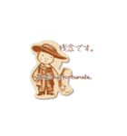 大人かわいいスタンプ＊アンティーク絵本（個別スタンプ：25）