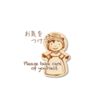 大人かわいいスタンプ＊アンティーク絵本（個別スタンプ：34）