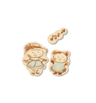 大人かわいいスタンプ＊アンティーク絵本（個別スタンプ：39）
